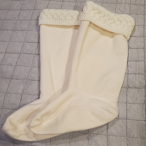 Hunter Boots Short Cable Knit Fleece Liners - Picture 5 of 6